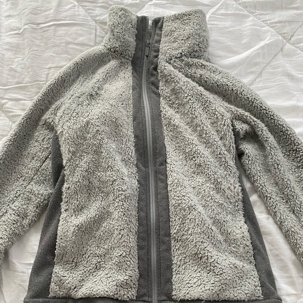 Fuzzy North Face Jacket
